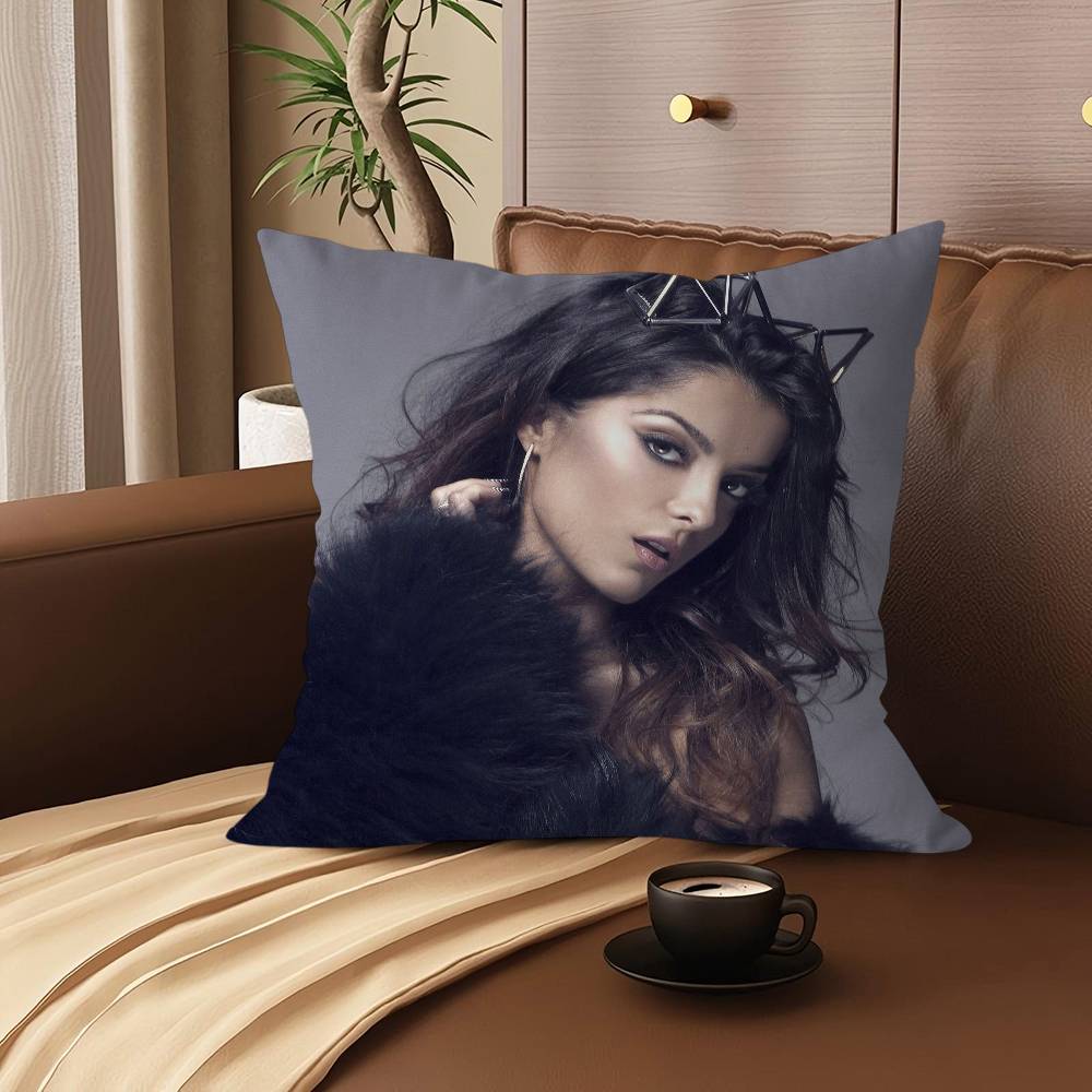 B-BEBE REXHA Actor Singer Cushion Cover Inches Farmhouse Decor Home Throw Pillow Covers For Couch Decorations