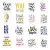 100 English Phrases Graffiti Stickers Laptop Mobile Phone Computer Water Cup Decoration Stickers