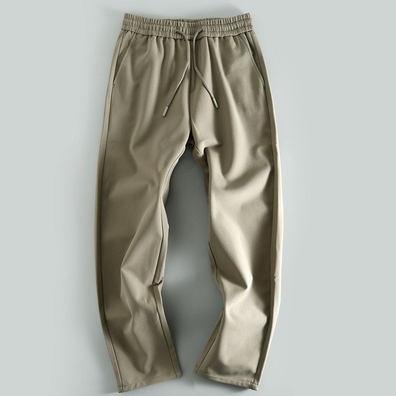 Clearance Leak-Picking ~ Export Cut the Tag off Spring and Autumn Men s All-Match Casual Trousers Basic Solid Sports Long Pants Fashion Army Green 3XL