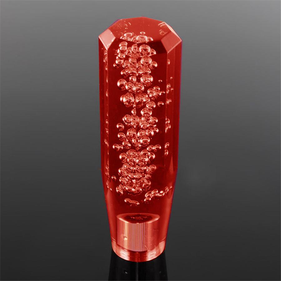 Car Manual Shift Knob Gear Shifter Head Shift Knob Crystal Transparent Bubble
