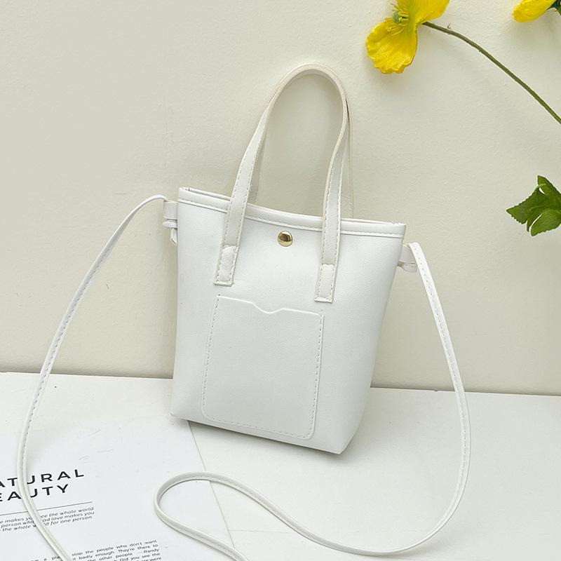 JYL TS Women's Sling Bags  Hand Bag 036 Bucket PU Simple  Women Bag