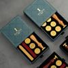 Retro Wax Seal Set Wooden Handle Exquisite Wax Seal Stamp Set Fire Paint Seal Set Envelope Invitation Sealing Wax Craft Gift Box