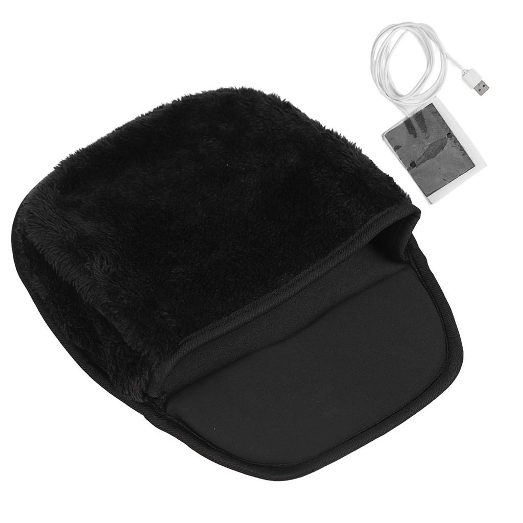 USB Heated Computer Mouse Pad Hand Warmer Roomy Hand Warming Mouse Pad Desk Accessories for Men and