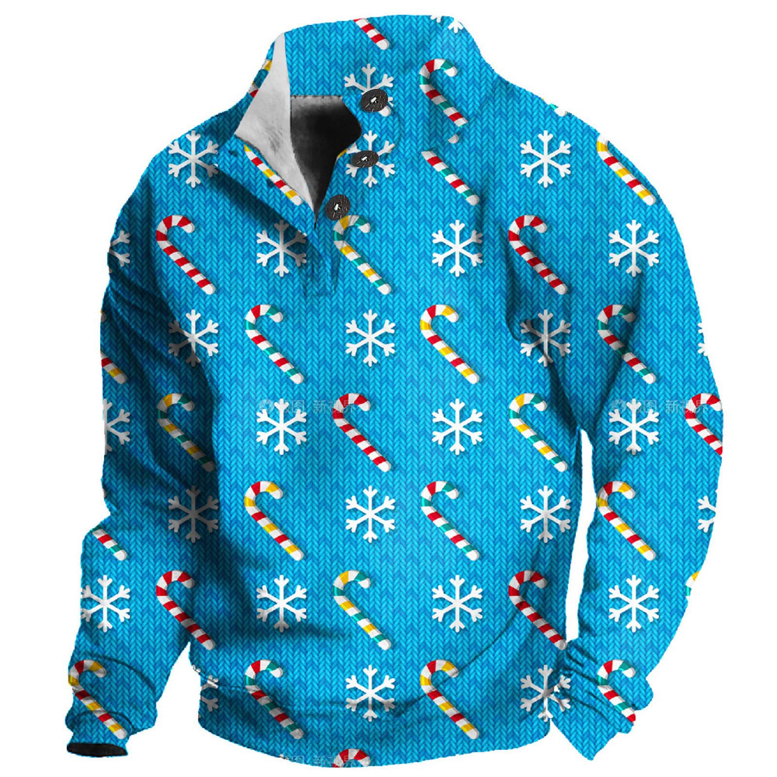 Весенне-осенняя мужская толстовка с воротником-стойкой на открытом воздухе, повседневные свитера, топы M циан