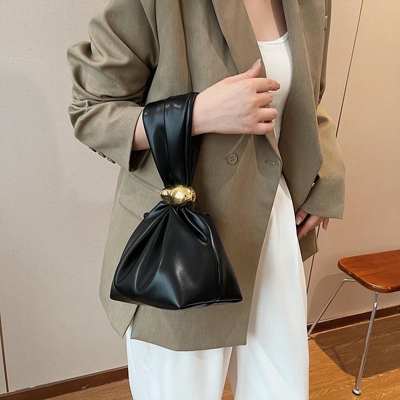 Design Mini Pochette da Donna Moda Nodo Femminile Borsa a Spalla Retrò Borse da Polso e Portafogli