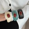 Ingemark Vintage Chunky Resin Acrylic Cuff Bangle Bracelet Women Boho Geometric Irregular Big Wide Bracelet Jewelry Accessory
