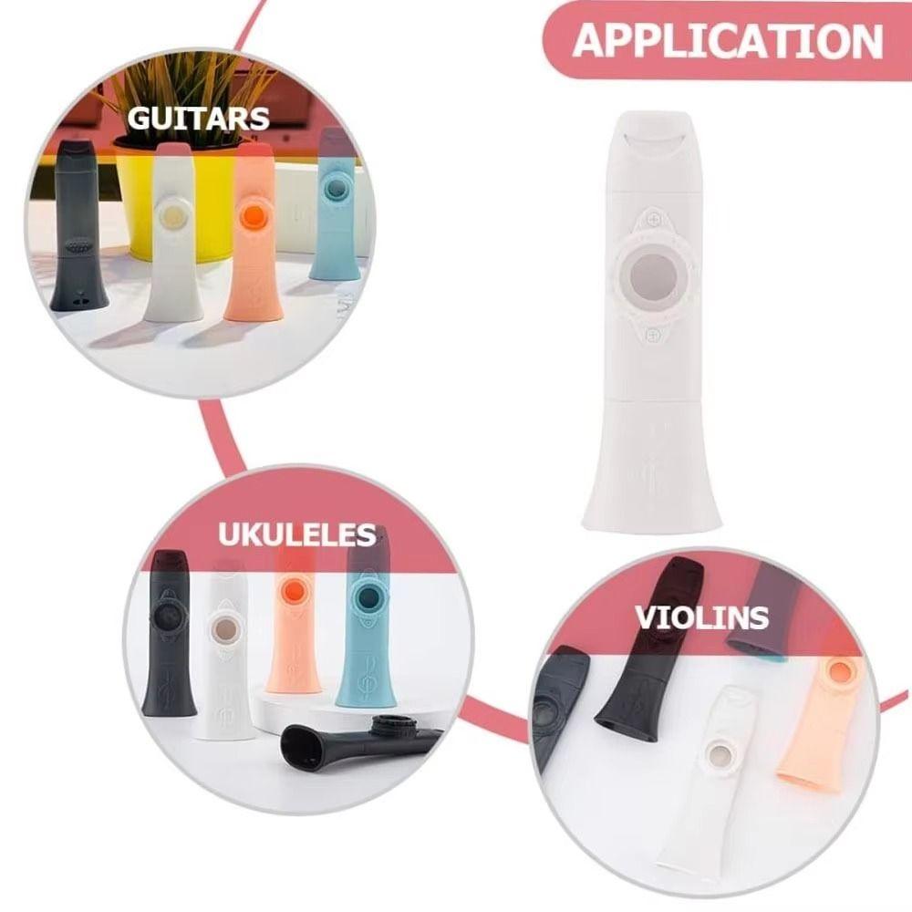 Adjustable Tone Kazoo Instrument Plastic Wind Instrument Single Hole Kazoo  Outdoor Activities
