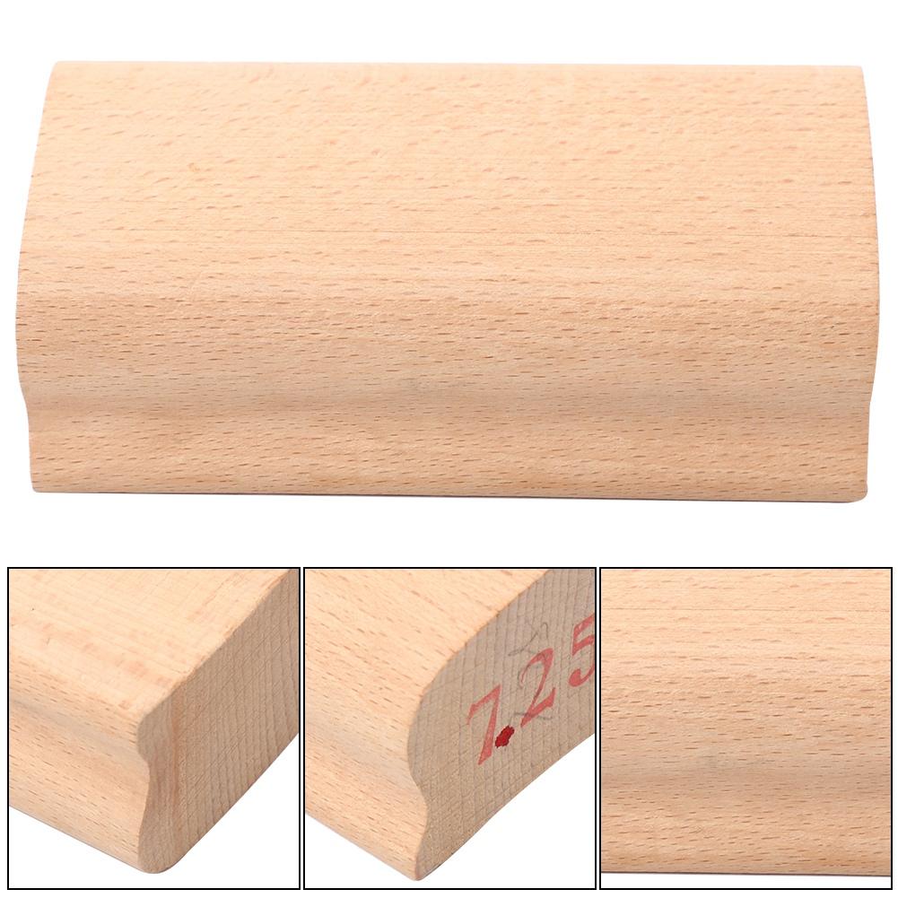 Guitar Fingerboard Radius Sanding Block Fret Leveling Tool with Abrasive Paper(7.25  )