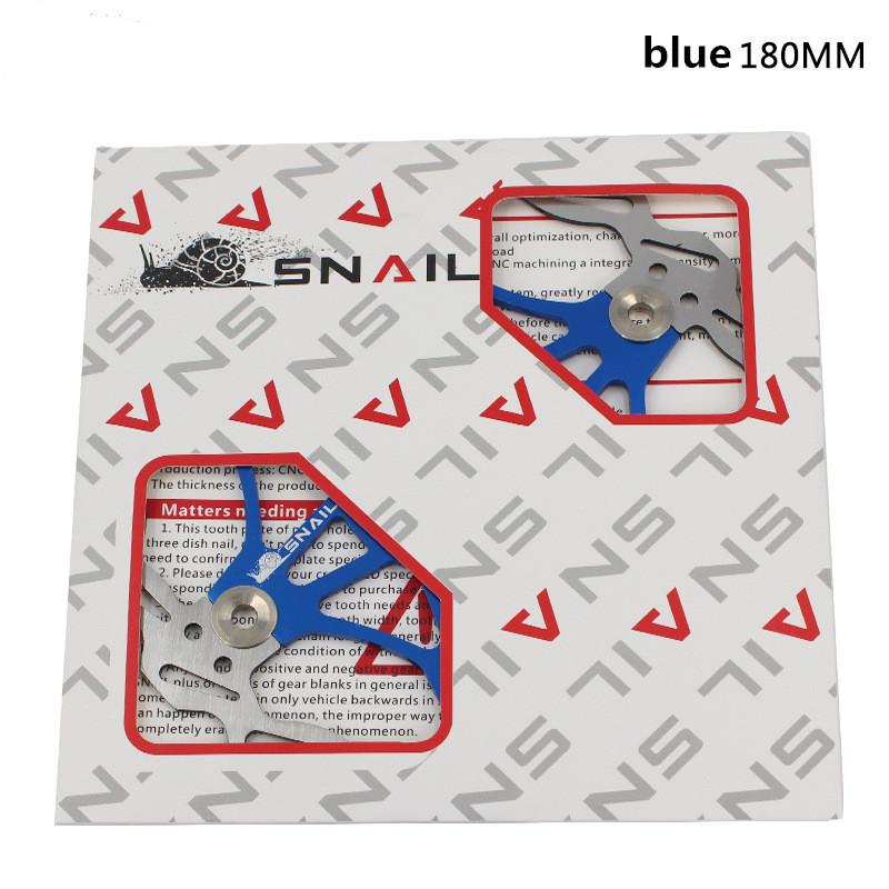 Snail Brake Disc Ultra Light MTB Mountain Bike Float Floating Pads 160mm 180mm 203 mm 6 Bolt Rotors Parts Bicycling Accessories
