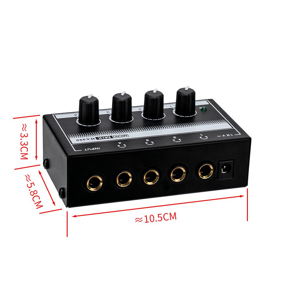 Mini Studio de Înregistrare Portabil Amplificator Monitor Căști cu 4 Căi