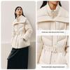 Women's Elegant Short 90% Goose Down Puffer Jacket
