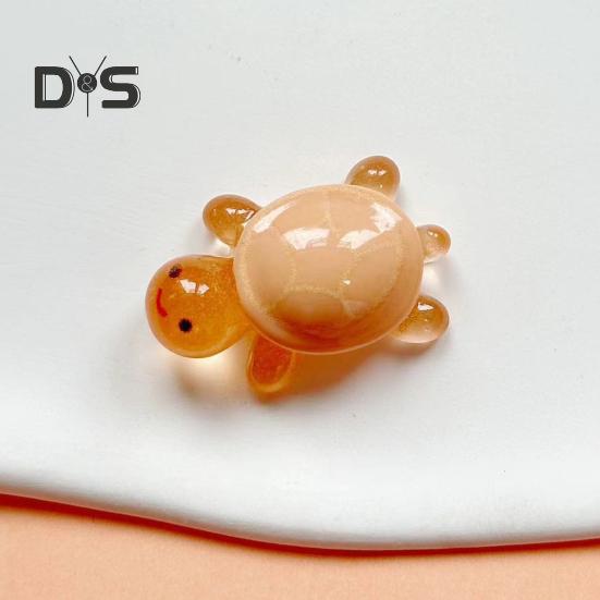 20Pcs Mini Luminous Turtle Figurine Glow-in-the-dark Tiny Colorful Tortoise Model Miniature Resin Animal Statue Decoration Ornament Party Favors