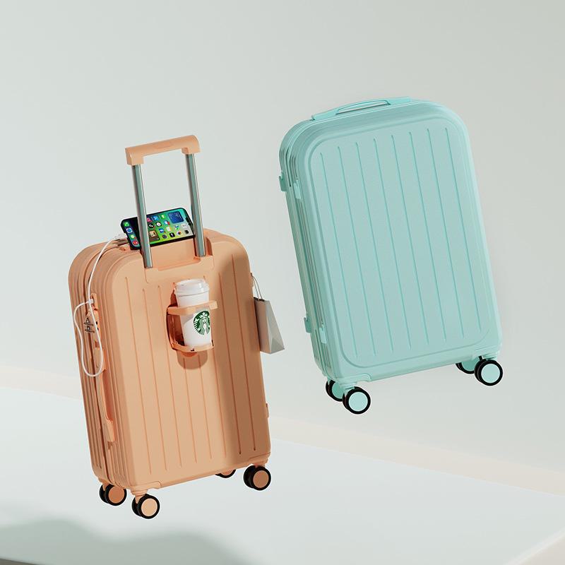 Kompaktowy unisex walizka na kółkach z uniwersalnymi kółkami i zamkiem