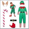 Costumes d'Elfe de Noël Familiaux pour Enfants et Adultes - Cosplay Unisexe pour les Fêtes et Halloween