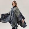 Simple Shawl Summer High-End Scarf Warm Split Cloak Women