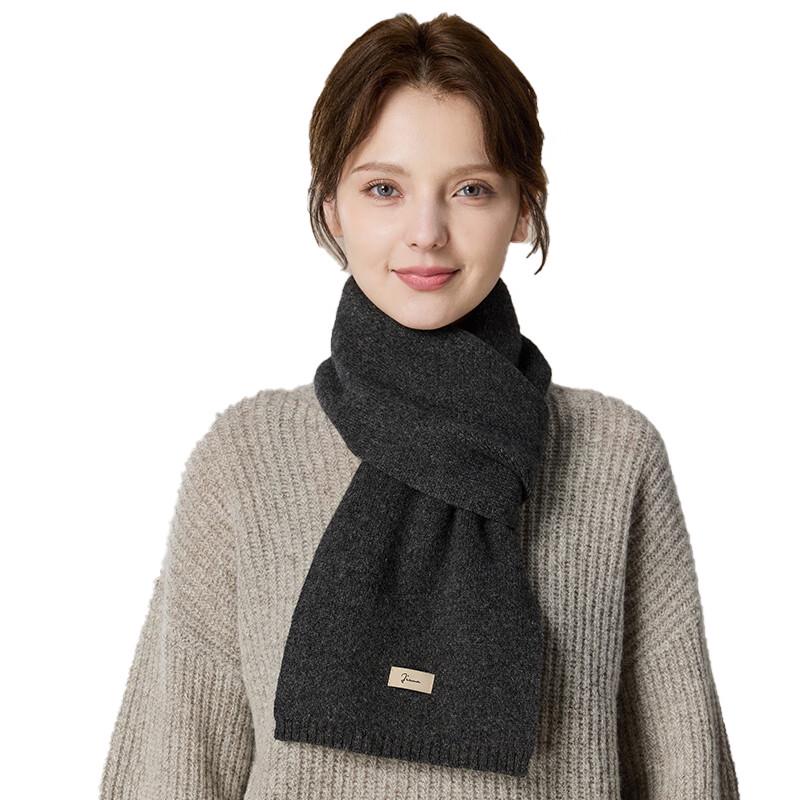 JIUMU Pure Wool Winter Scarf