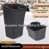Enhanced Food Collection Cart with Long/Short Hanging Buckets, Restaurant Clearing Bin, and Tableware Collection System.