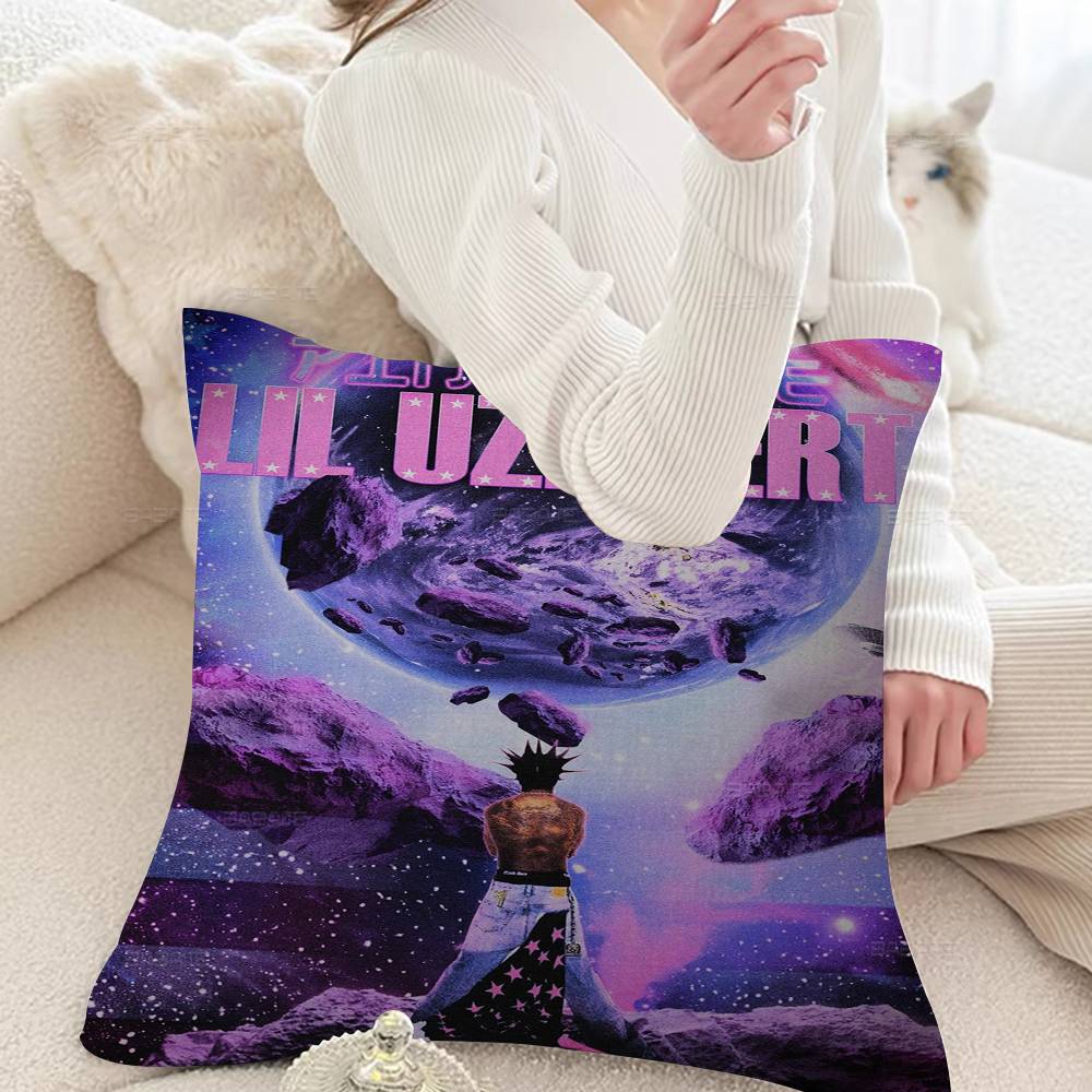 Lil Uzi Vert Singer Pillow Gift Home Office Decoration Bedroom Sofa Car Cushion Cover Case 45X45