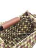 Longchamp Borsa Tote in Tessuto Le Pliage con Chiusura a Bottone Stampata Media da Donna Verde Carciofo 10303HGGM04