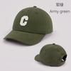 Gorra de Béisbol para Bebé Letra C Linda de Color Sólido Sombrero de Sol para Niños Pequeños con Orejas Verano Ajustable Niños Niño Niña Gorra de Visera