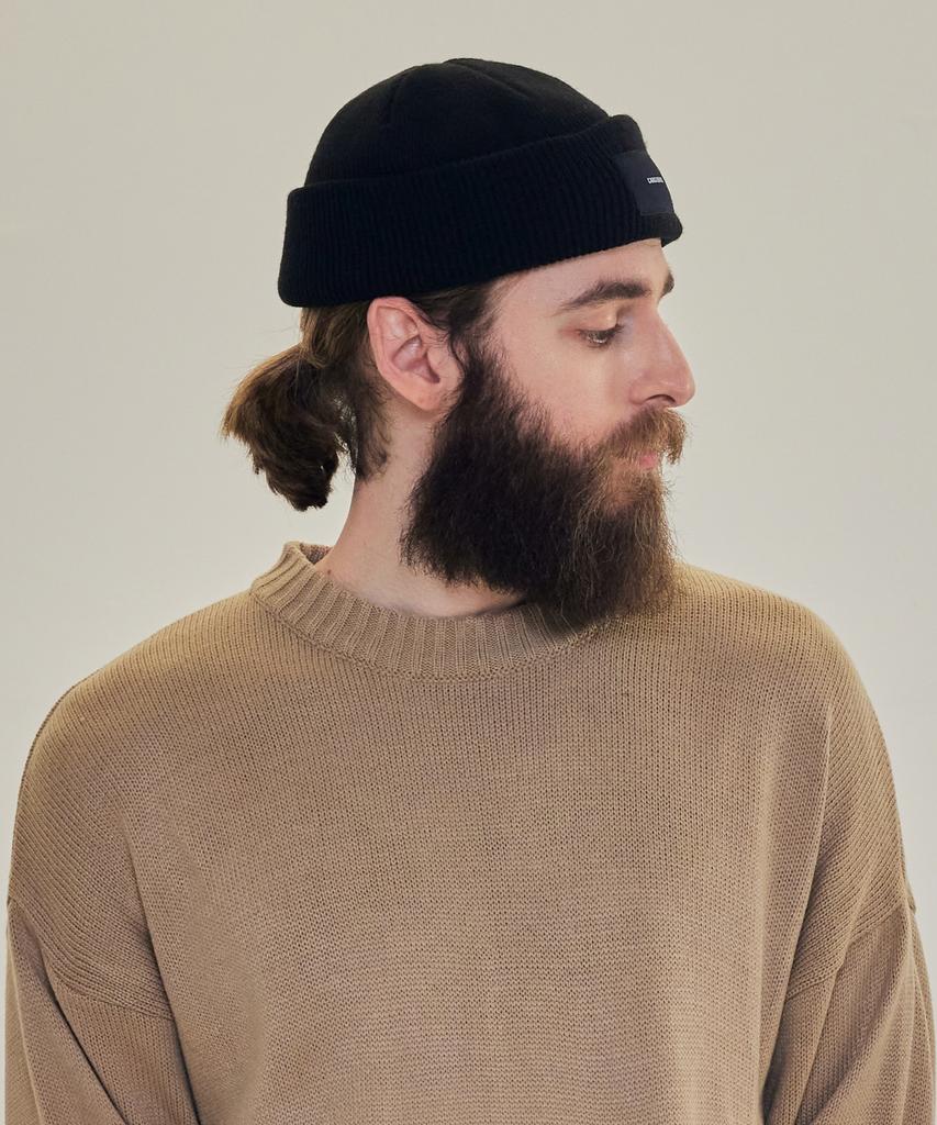 CARGOBROS Cb Original Logo Short Beanie (Black)