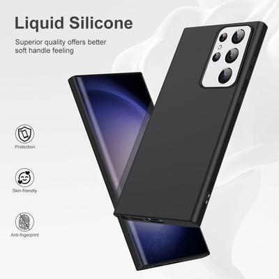 Liquid Series for Samsung Galaxy S23 Ultra Magnetic Phone Case Rubberized Soft TPU Protective Phone Back Cover Support Wireless Charging