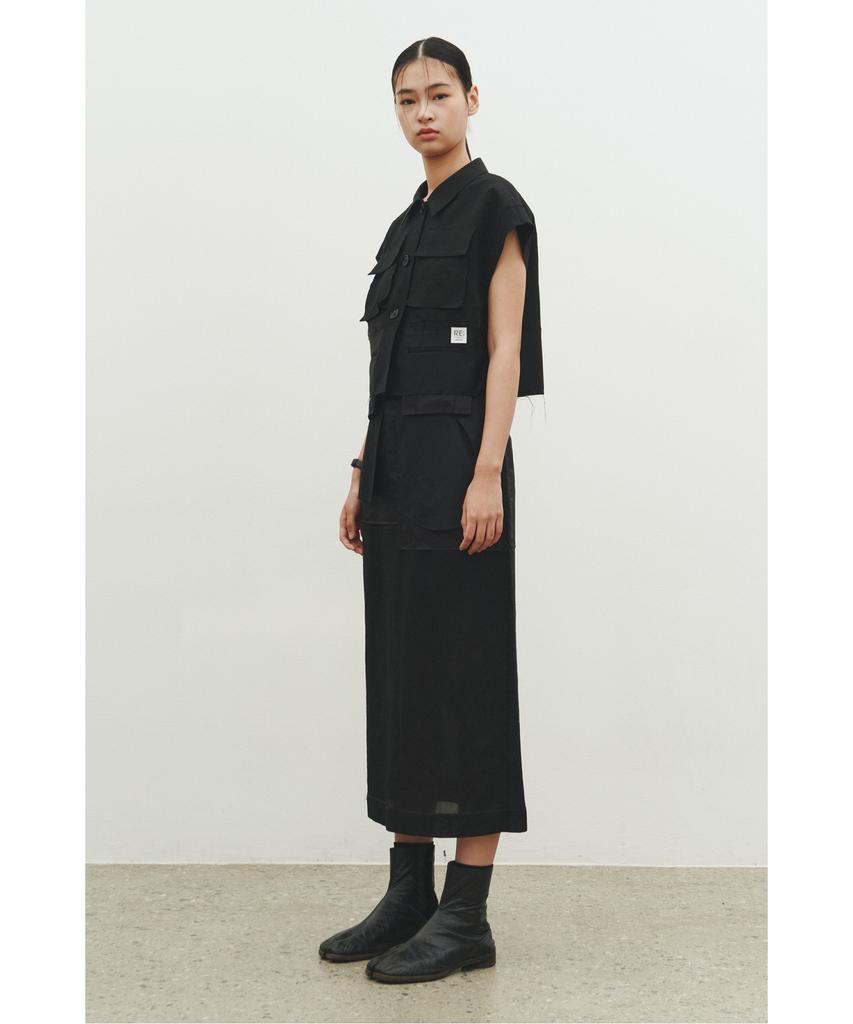 RECODE Inside-Out Sheer Skirt_Rqkam25553Bkx