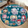 Re Zero Round Area Rug Carpet Rug For Living Room Bedroom Sofa Playroom Decor Nonslip Floor Mat