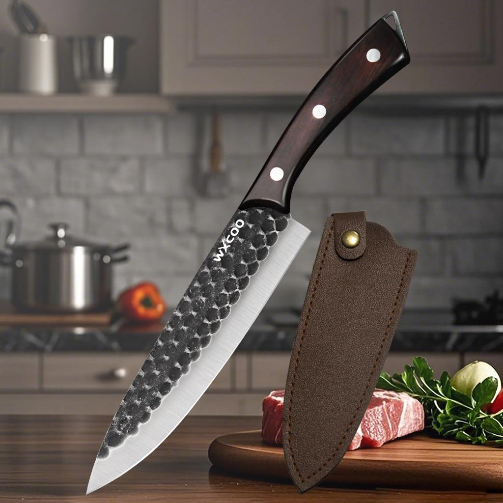 Professionelles Kochmesser Edelstahl Santoku Allzweck-Schälmesser Küchenutensilien-Sets Mehrzweckmesser