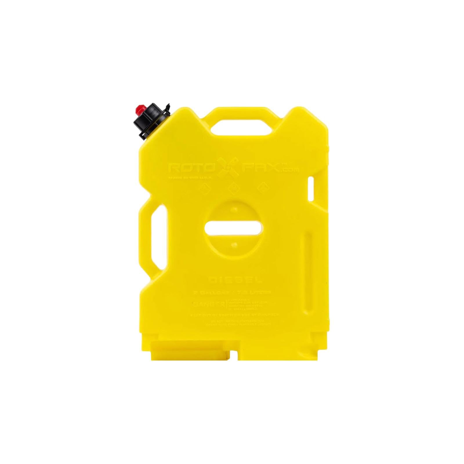 Rotopax RX-2D-INTL 2 галлона (7.57л) Желтый контейнер с носиком, полиэтиленовый бак, канистра для воды, кемпинг