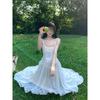 Temperament: Small Fragrance Style, White Slip Dress, Women's Summer Casual, New Small Man Waist, Sleeveless Long Skirt