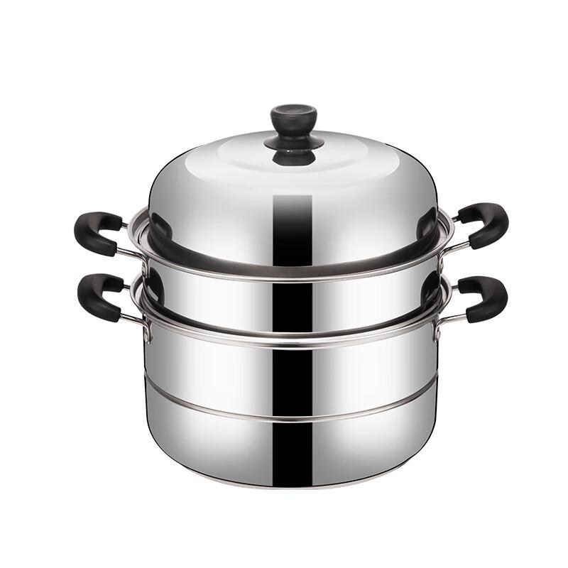 

Wutuo Stainless Steel 3-Layer Steamer Pot