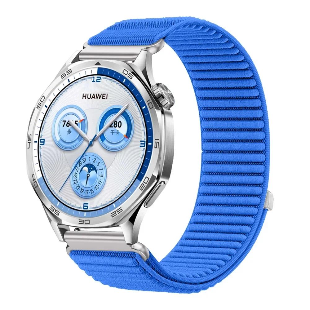 20 mm und 22 mm breites Uhrenarmband für Samsung Galaxy Watch 7/FE/5/Pro/6/4/Classic, sportliches Nylon-Schlaufenarmband, Huawei Watch GT/5/4/3 Pro 2