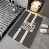 Bathroom Door Floor Mat, Diatom Mud Absorbent Mat, Bathroom Quick-drying Foot Mat, Toilet Non-slip Carpet, Dirt-resistant