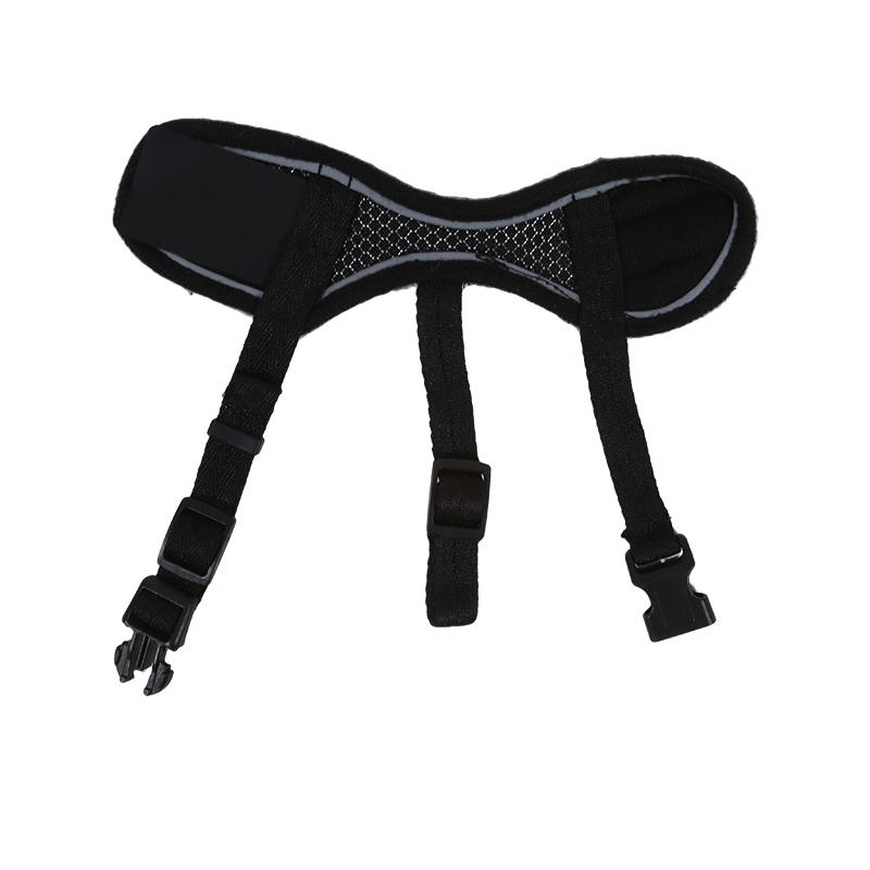 

Breathable Mesh Dog Muzzle Adjustable Reflective Soft Nylon Buckle Strap For Anti Biting Smooth Drinking Outdoor Pet Accessory XS чорний