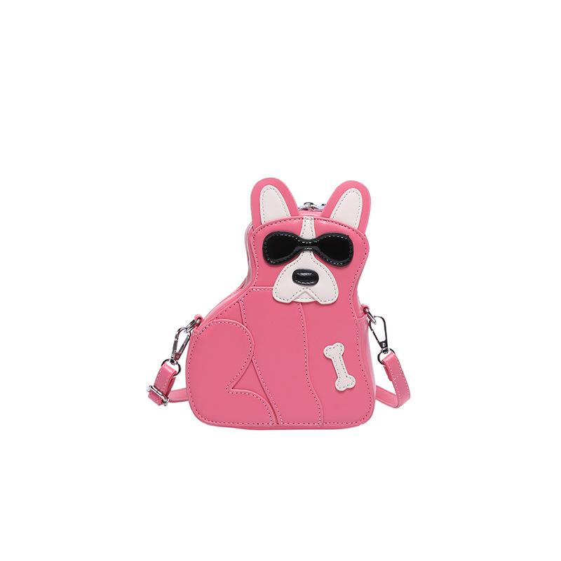 Dog Fun Bag For Lady Girls 2024 Spring Versatile Crossbody Bag High Quality Pu Leather Bag Handbag Femme Casual Cartoo Backpack