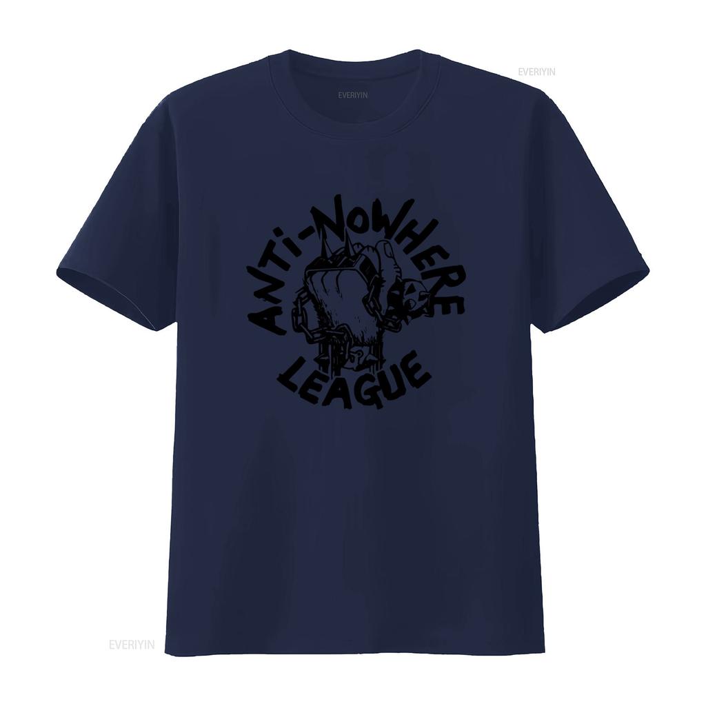 Anti Nowhere League Retro Music Punk Rock T Shirt 183 White Bold Design High Quality Print vintage Washed Breathable fashion