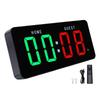 Fitnessstudio Timer Uhr Großes Display 12 Zoll LED Übung Workout Intervall Timer mit Fernbedienung für Sport Yoga Garage Klassenzimmer