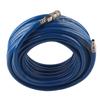 Pneumatischer PVC-Schlauch Luftleitungsschlauch 15M Blau Flexibler Pneumatischer PVC-Schlauch mit Schnellkupplung für Luftkompressor Pneumatischer Luftschlauch