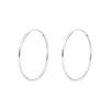 SCALETTO UR001 Silver925 Big Pipe Hoop Earrings