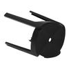 10 Pack Plastic Stackable Stools, 18" Plastic Round Stools, 10Pcs Stackable Black Stools Round PP For  Classrooms, Bedrooms