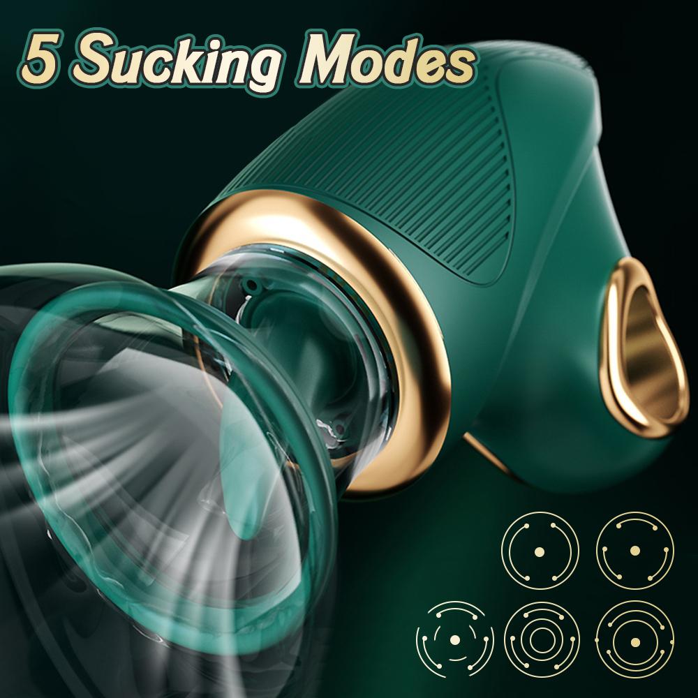 Dies ist ein saugendes und vibrierendes Zungenleck-Sexspielzeug, geeignet für Frauenpaare, mit 5 Saugfrequenzen und 7 Leck-Vibrationsmodi.