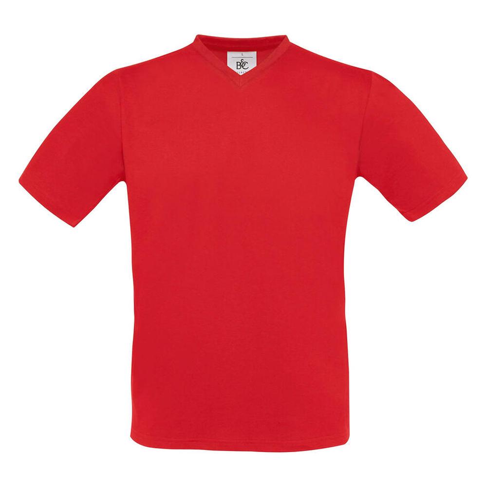 B&C Mens Exact V Neck T-Shirt