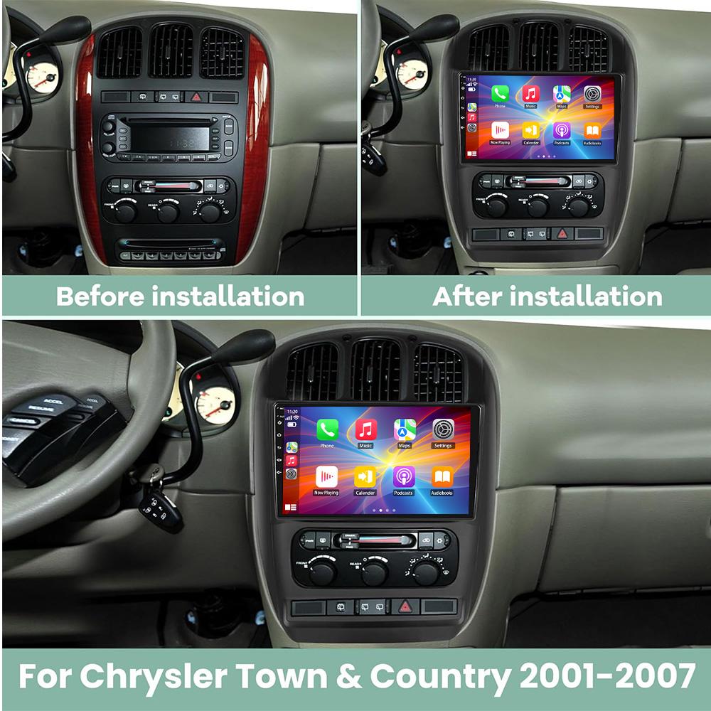 Android Car Radio For Dodge For Chrysler Grand Voyager RS 2001-2007 Autoradio DSP Mutimedia GPS Navi Carplay