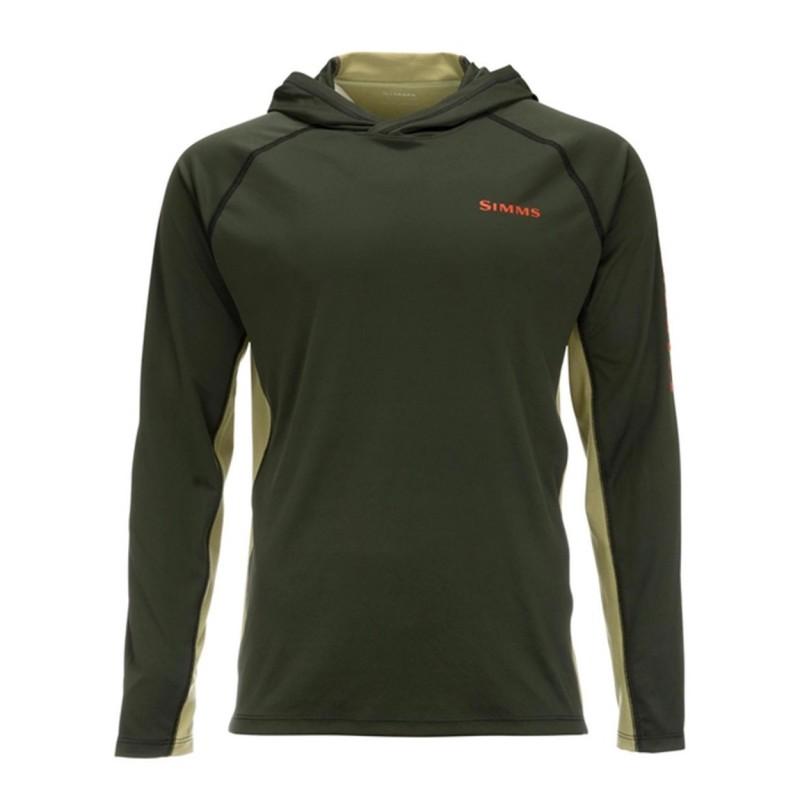 Mens Quick-Dry UV Protection Long Sleeve Hooded Fishing Shirt Outdoor Sports Cycling Trail Running