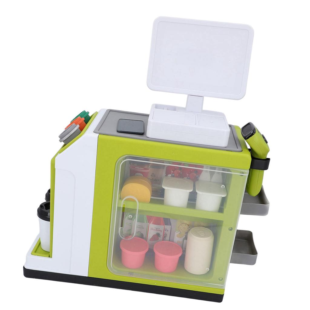 Simüle Süpermarket Oyuncak Yazar Kasa Oyuncak Taklit Oyun Kahve Makinesi Buzdolabı Buzdolabı Barkod Sc