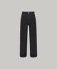 Ainpeullanjin Velvet Denim Set-Up Pants (Black)