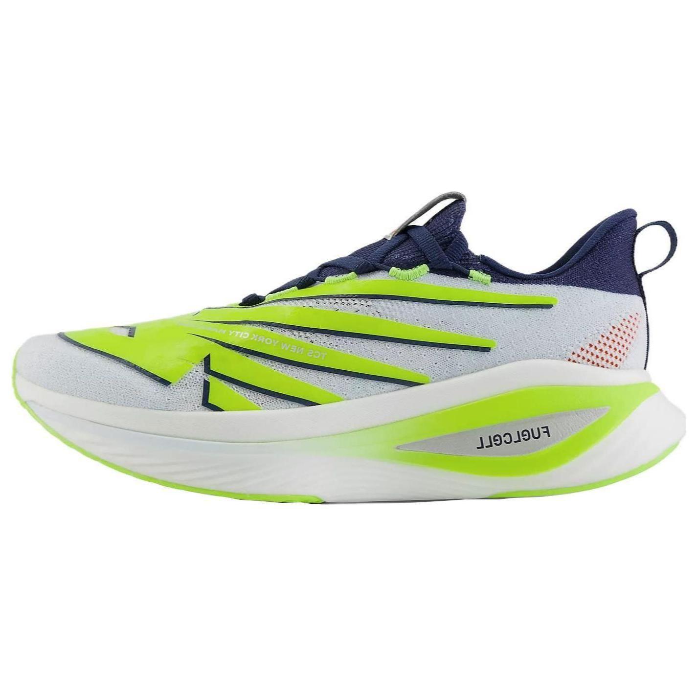 

New Balance Elite V3 Кроссовки с круглым носком, амортизирующие, прочные, с низким верхом, для бега, женские, темно-синие, металлик-серебристые, WRCELNM3 38