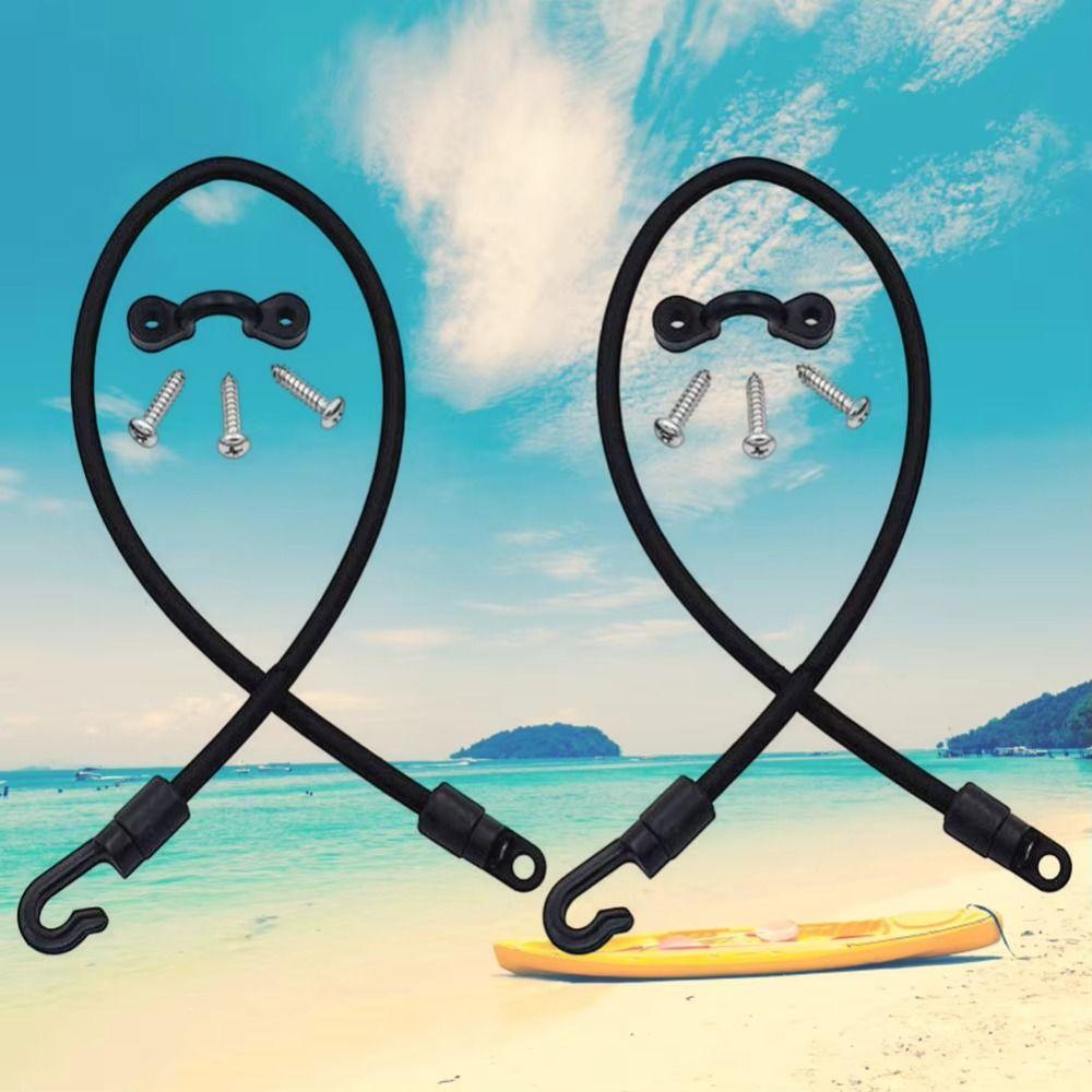 Adjustable Rod Tamer Holder Deck Mount Connector Kayak Fishing Rope Boat Fishing Strap Canoe Yacht