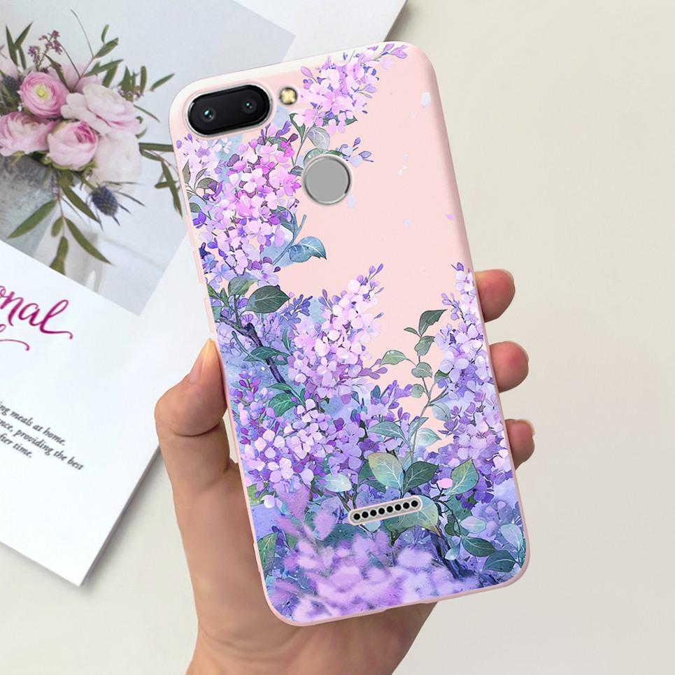 For Cover Xiaomi Redmi 6 6A 6Pro Bumper Shell Fashion Stylish Design Phone Cover For Redmi6 Redmi6a Soft Liquid Silicone Fundas